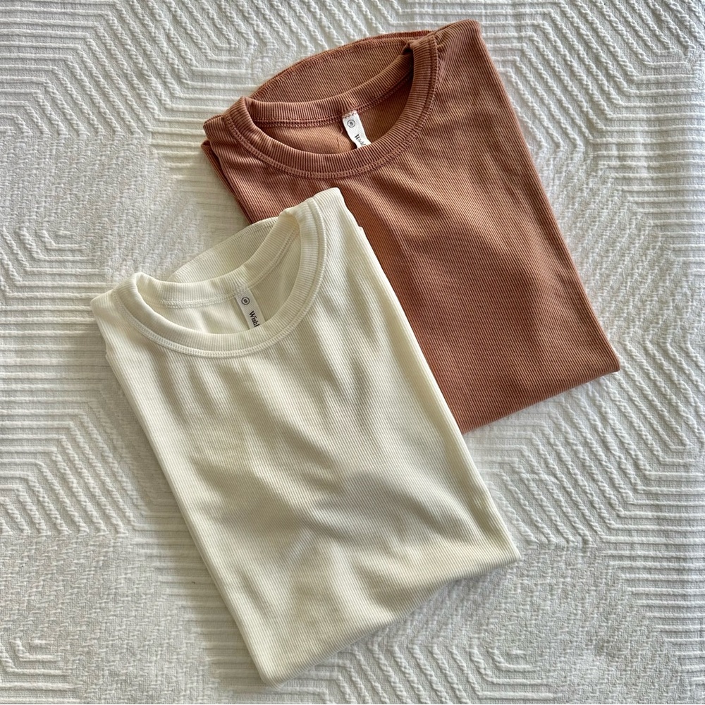 | wishlist • crewneck ribbed shirt bundle • small |